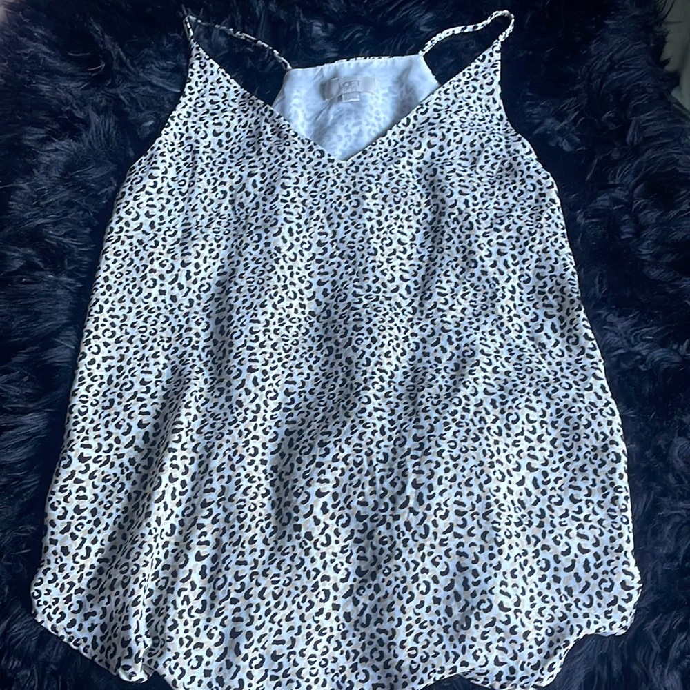 Cheetah print loft cami